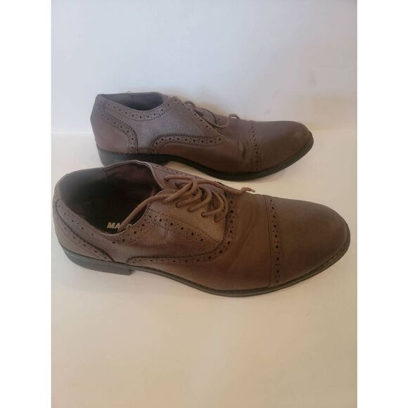 Steve Madden Men\'s Brown Leather M Frontt Lace Up Oxford Shoes Size 8.5 main image 7